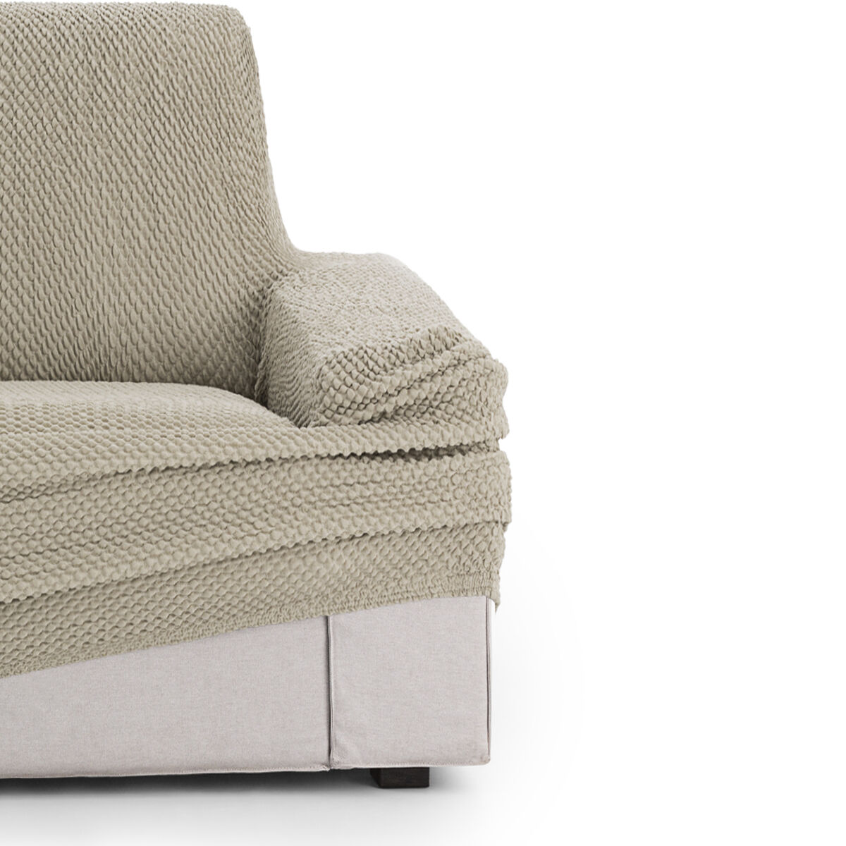 Stolöverdrag Eysa THOR Beige 70 x 110 x 110 cm - 7