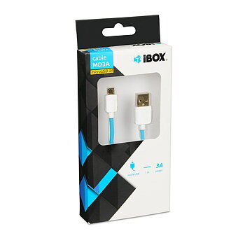 USB A till USB C Kabel Ibox IKUMD3A Blå 1 m