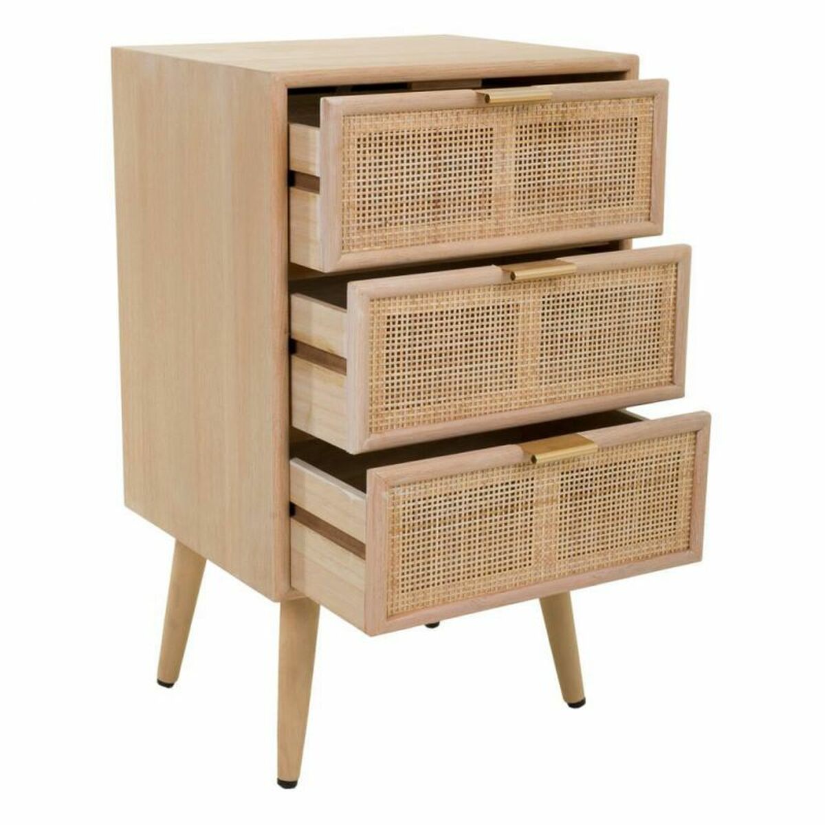 Nattduksbord Alexandra House Living Naturell 71 x 36 x 42 cm - 4
