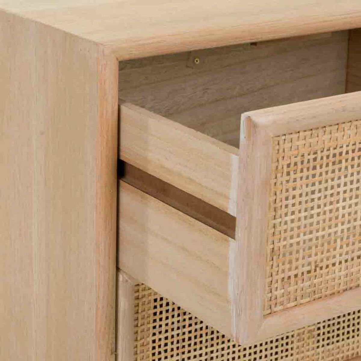 Nattduksbord Alexandra House Living Naturell 71 x 36 x 42 cm - 6