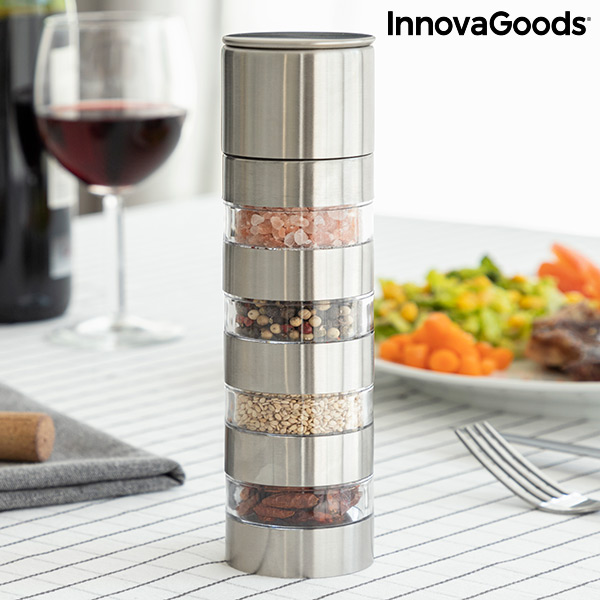 Krydkvarn 4-i-1 Millmix InnovaGoods - 3