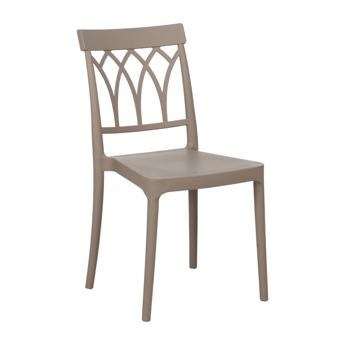 Matsalsstol Beige-brun (taupe) polypropen 42 x 54 x 83 cm