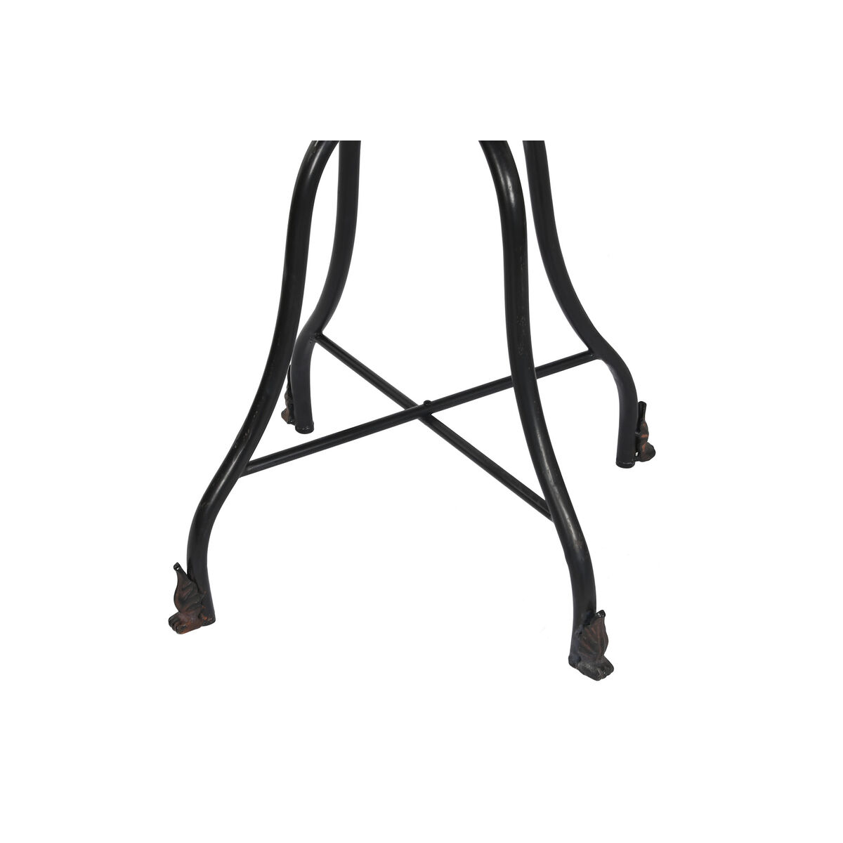 Fristående spegel DKD Home Decor Svart Metall Glas 61 x 62 x 174 cm - 6