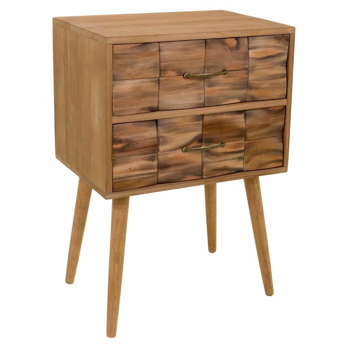 Nattduksbord Alexandra House Living Naturell 73 x 38 x 50 cm