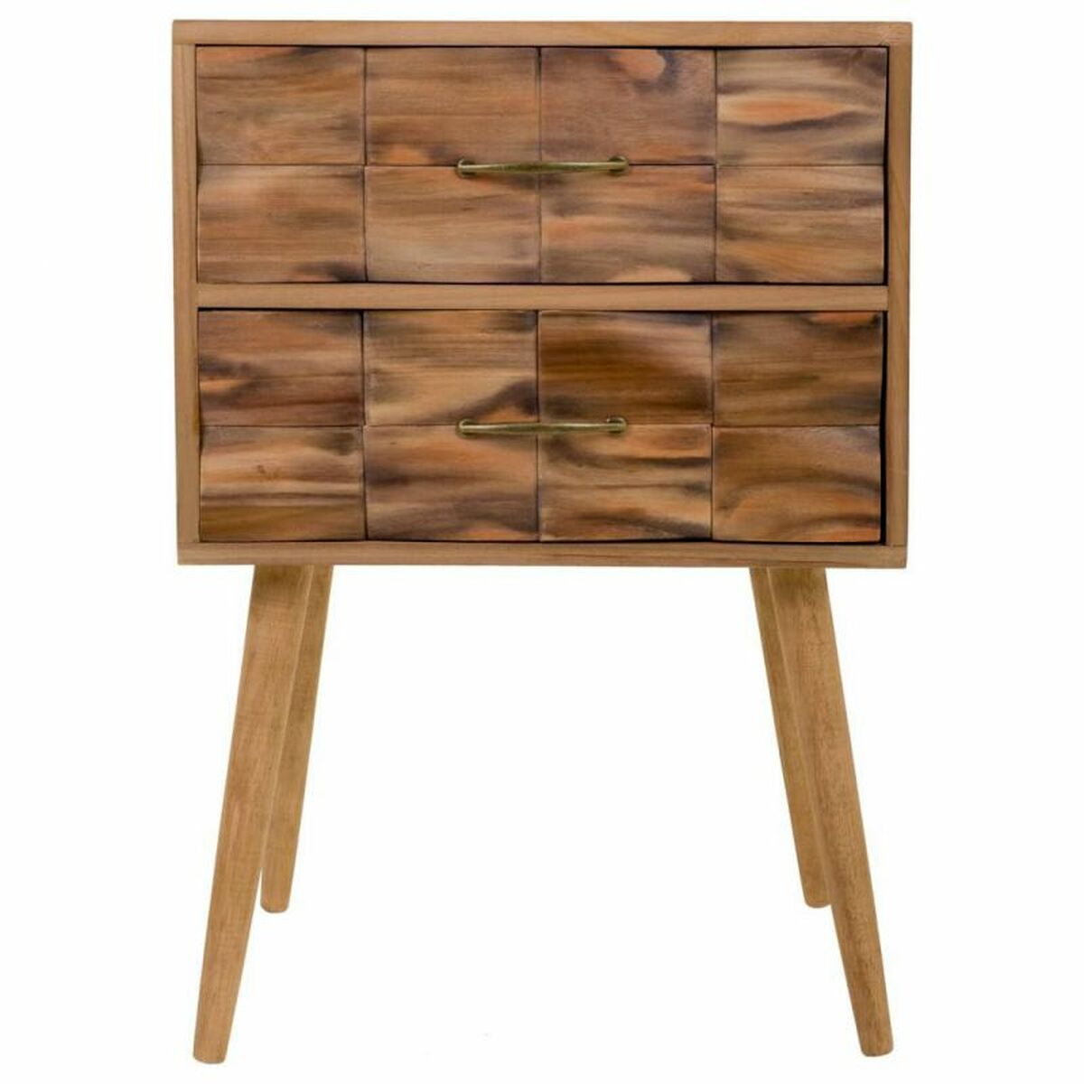 Nattduksbord Alexandra House Living Naturell 73 x 38 x 50 cm - 2