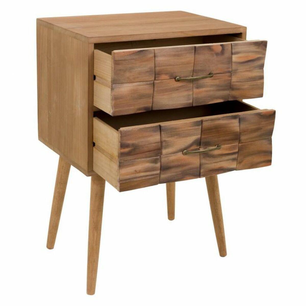 Nattduksbord Alexandra House Living Naturell 73 x 38 x 50 cm - 3