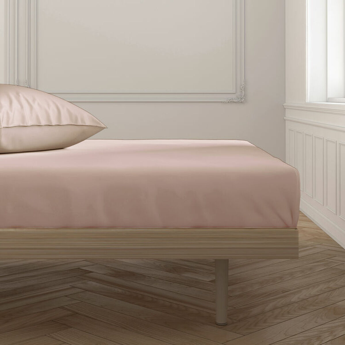 Inpassat underlakan Happy Home Mix Colors Nude Säng 90 - 3