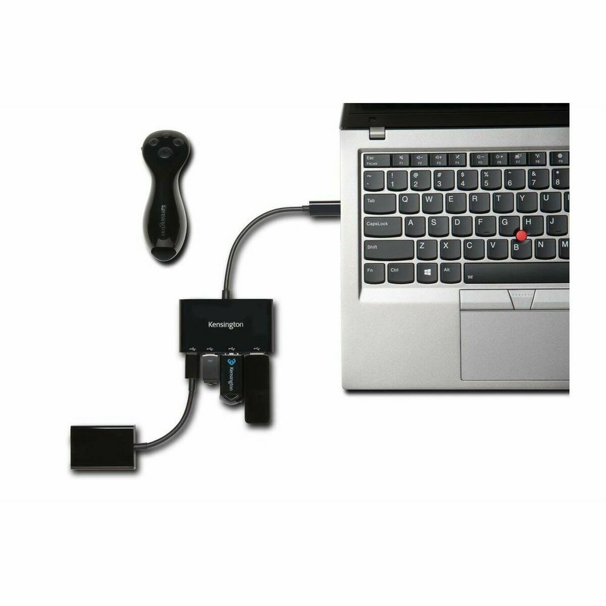 USB-HUB Kensington Svart - 2