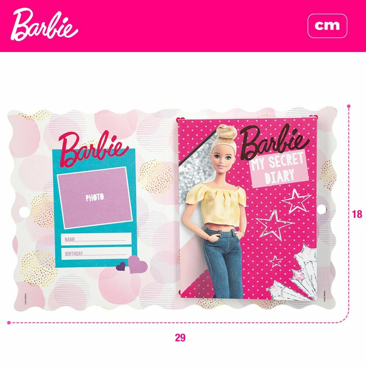 Agenda med tillbehör Lisciani Giochi Barbie - 3