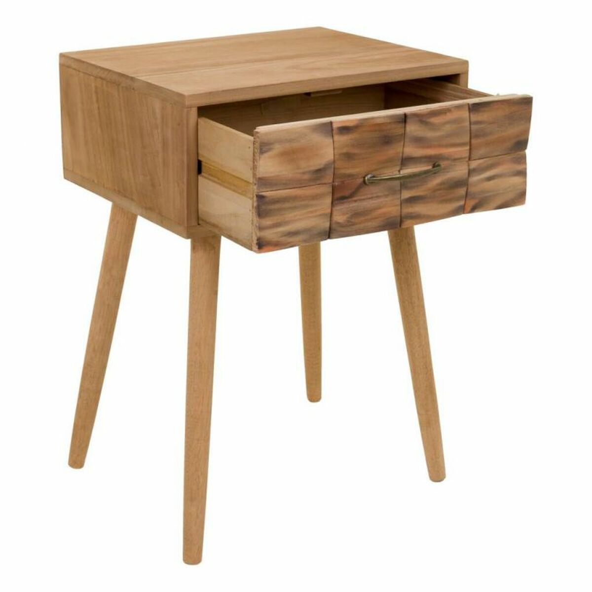 Nattduksbord Alexandra House Living Naturell 63 x 38 x 44 cm - 3