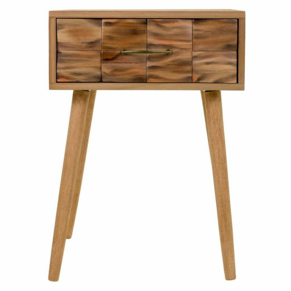 Nattduksbord Alexandra House Living Naturell 63 x 38 x 44 cm - 2