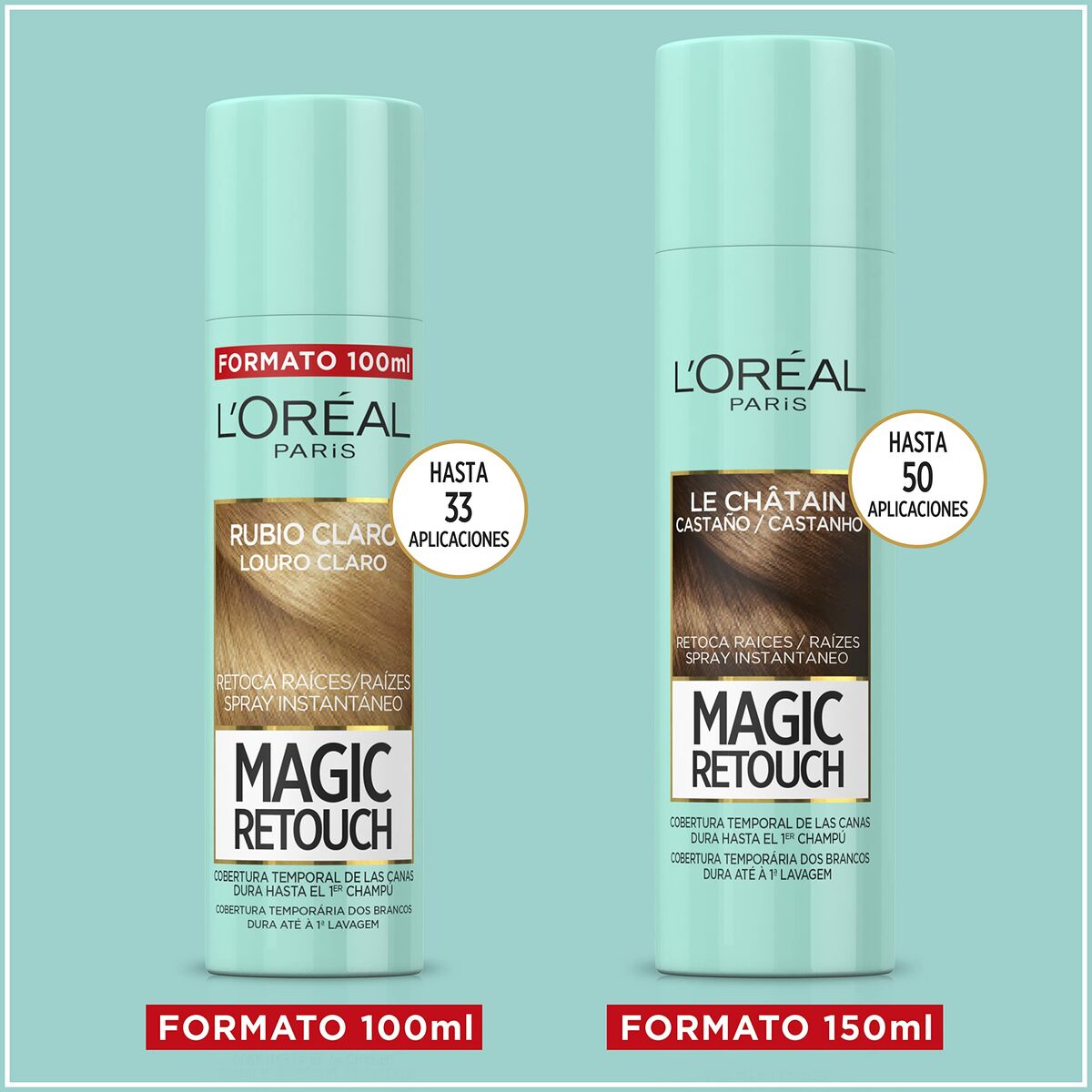 Täckningsspray för grått hår L'Oreal Make Up Magic Retouch 4-Blont 100 ml - 3