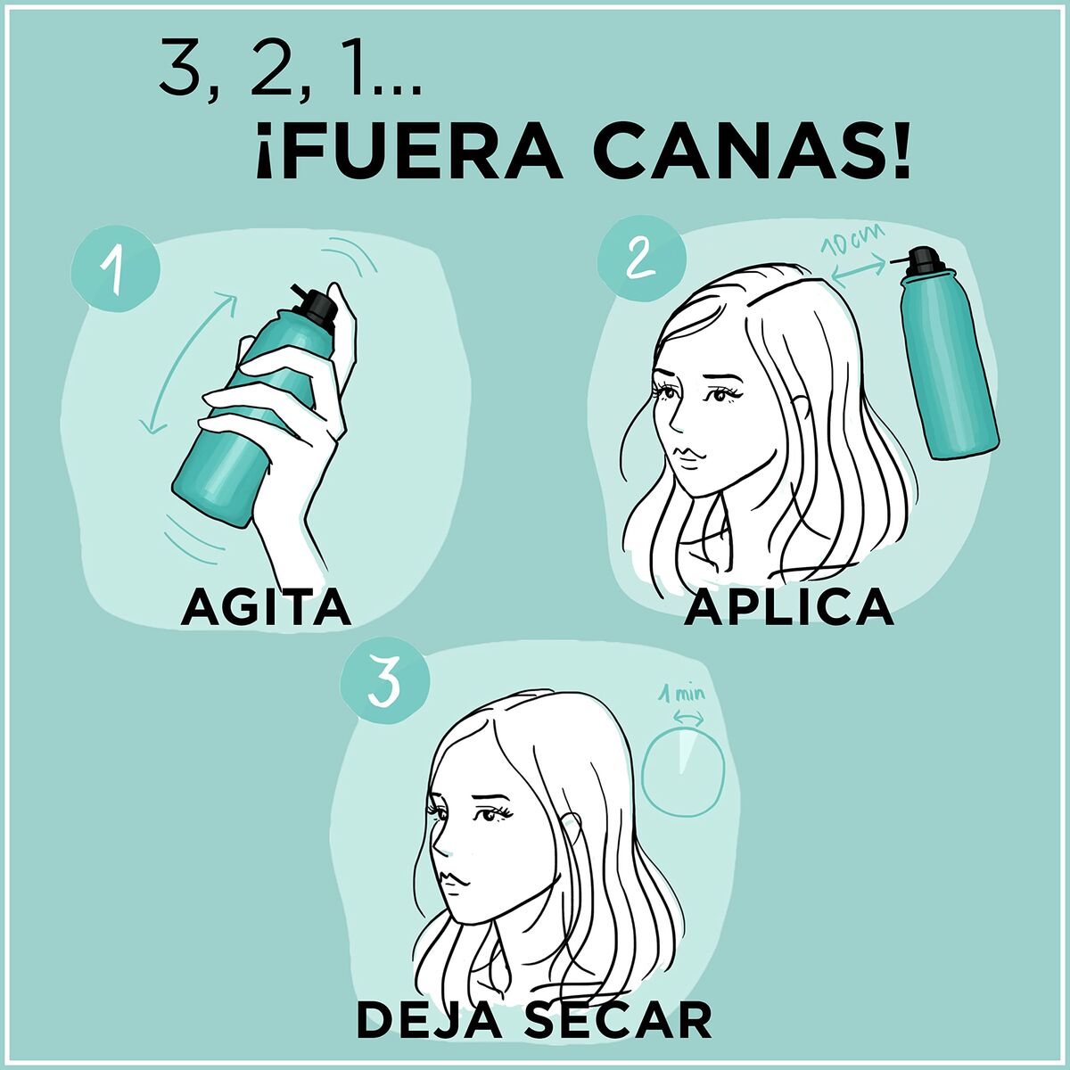 Täckningsspray för grått hår L'Oreal Make Up Magic Retouch 4-Blont 100 ml - 7