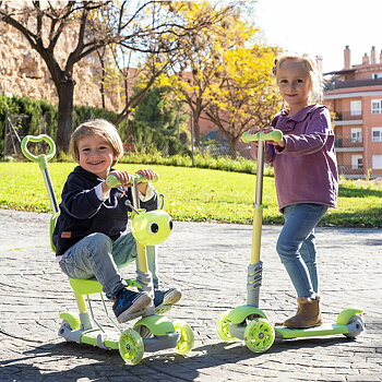 3 i 1 utvecklingsbar sparkcykel för barn InnovaGoods (Renoverade A)