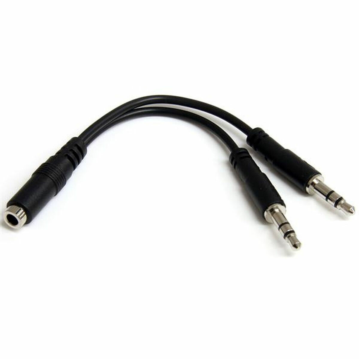 Audio Jack Adapter Startech MUYHSFMM             Svart 0,13 m - 7