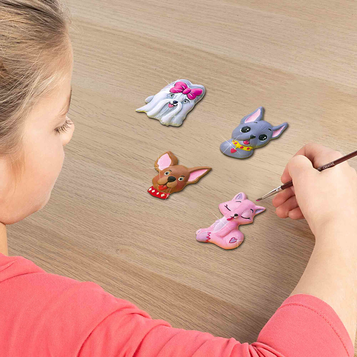 Craft Game SES Creative Plaster casting dogs and cats - 7