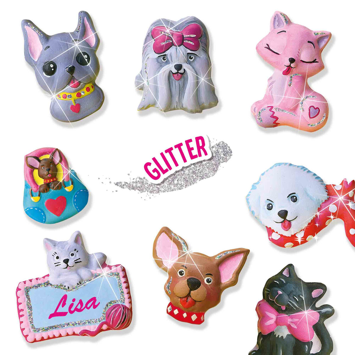Craft Game SES Creative Plaster casting dogs and cats - 5