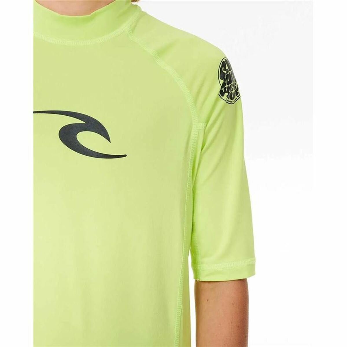 Barn T-shirt med kortärm Rip Curl Wave Upf Limegrön - 5
