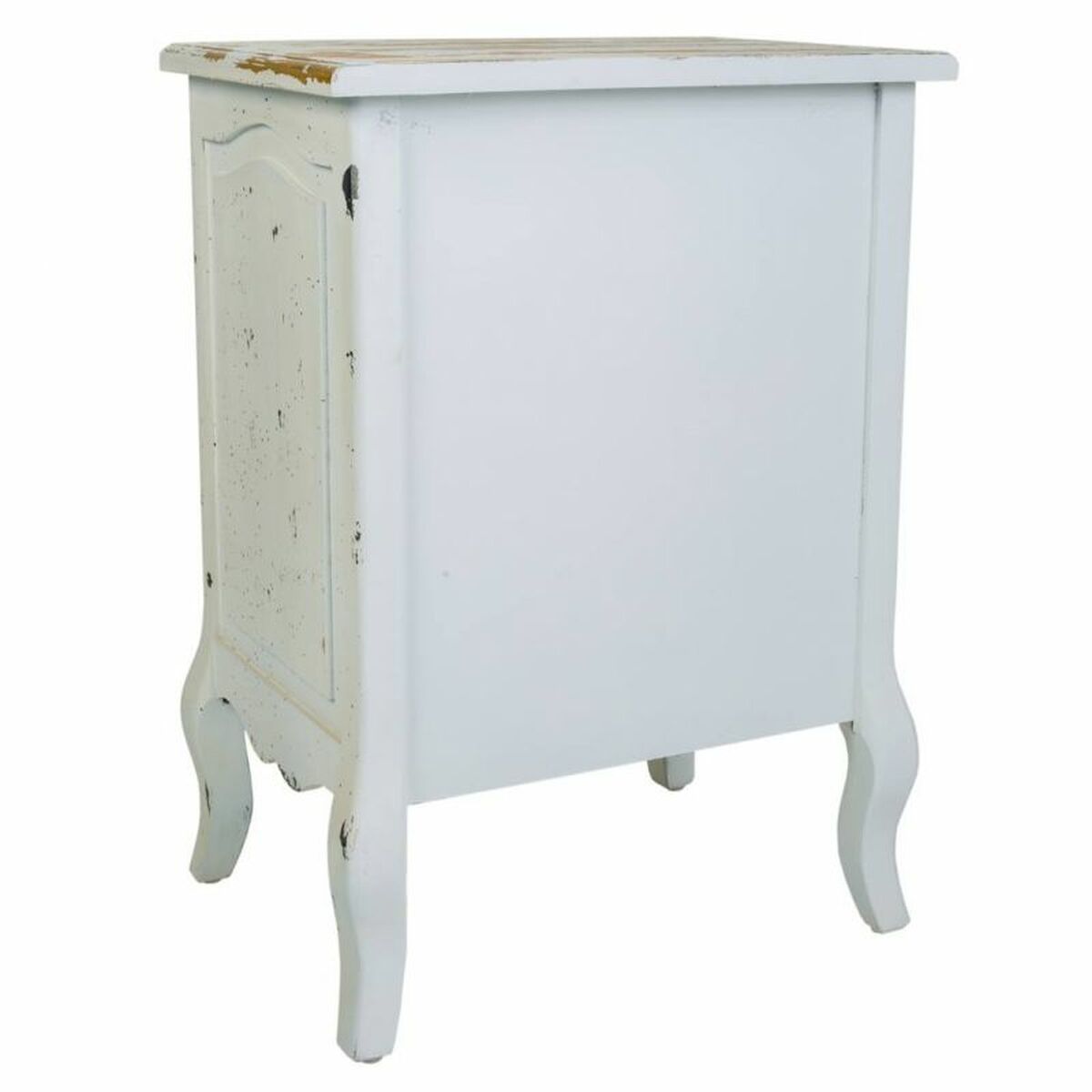Nattduksbord Alexandra House Living Vit 40 x 70 x 50 cm - 5