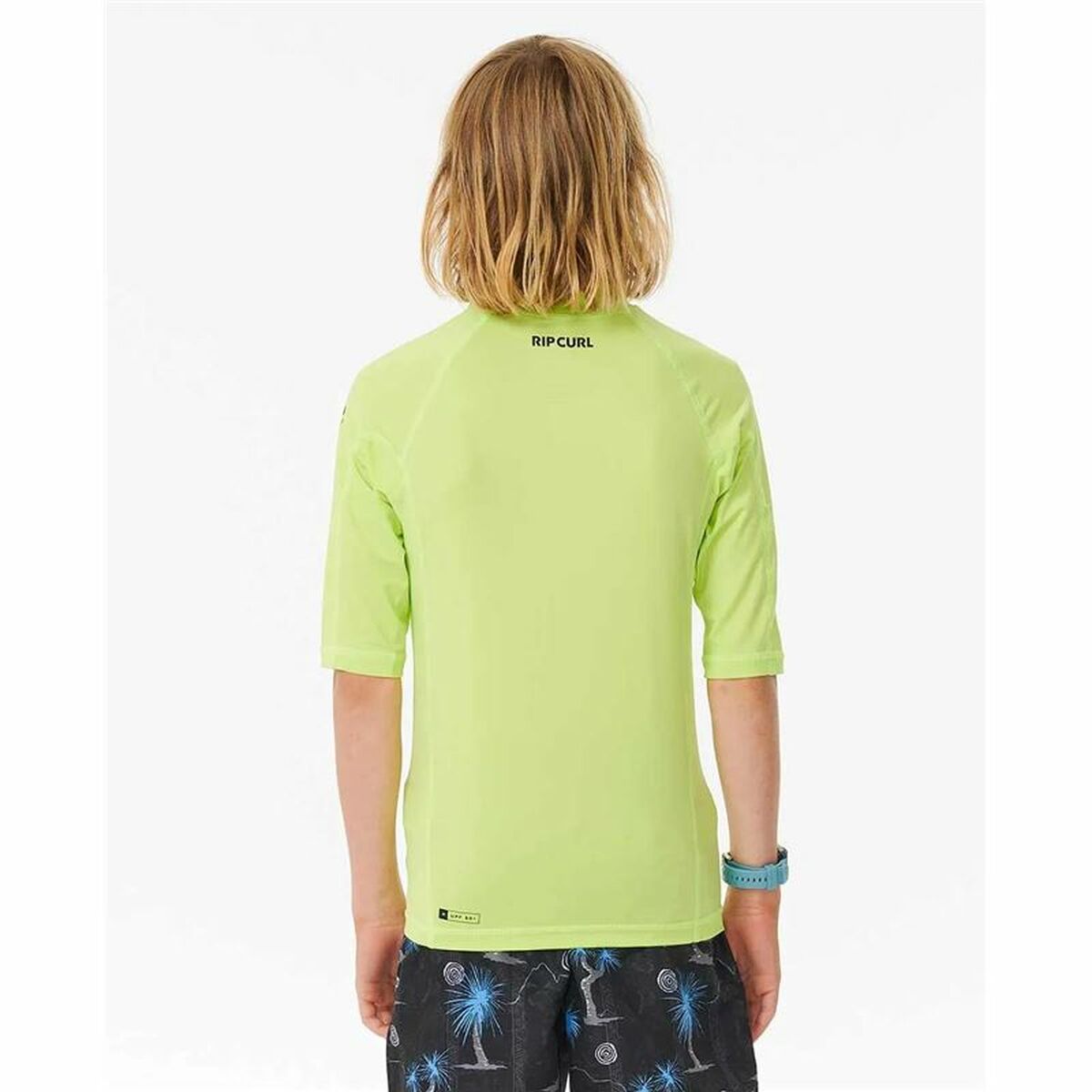 Barn T-shirt med kortärm Rip Curl Wave Upf Limegrön - 2