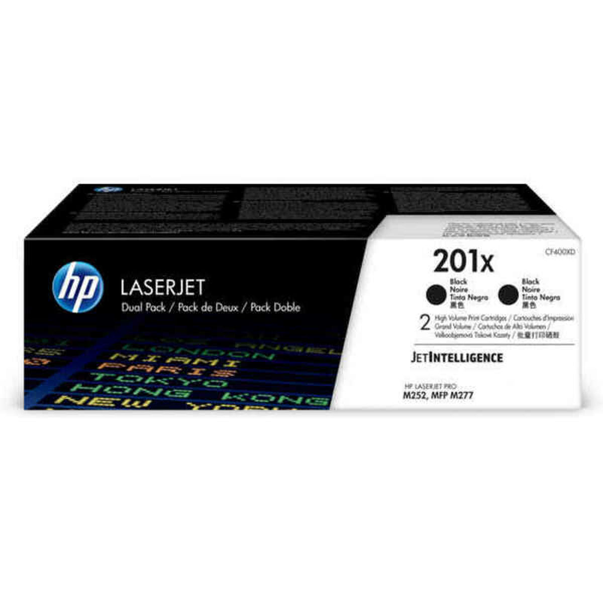 Original Toner HP 201X Svart (2 antal)