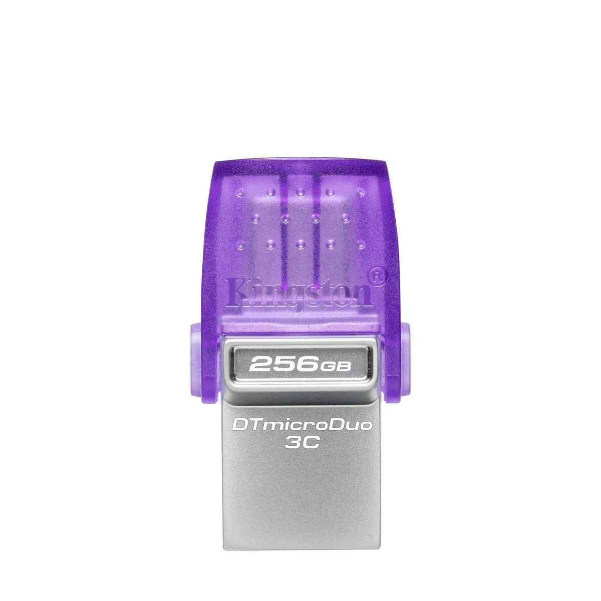 USB-minne Kingston microDuo 3C Violett Stål 256 GB (1 antal) - 2