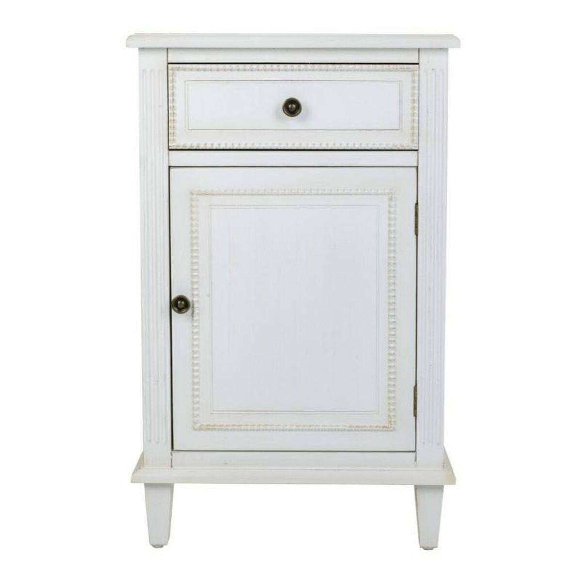 Nattduksbord Alexandra House Living Vit 36 x 72 x 45 cm - 3