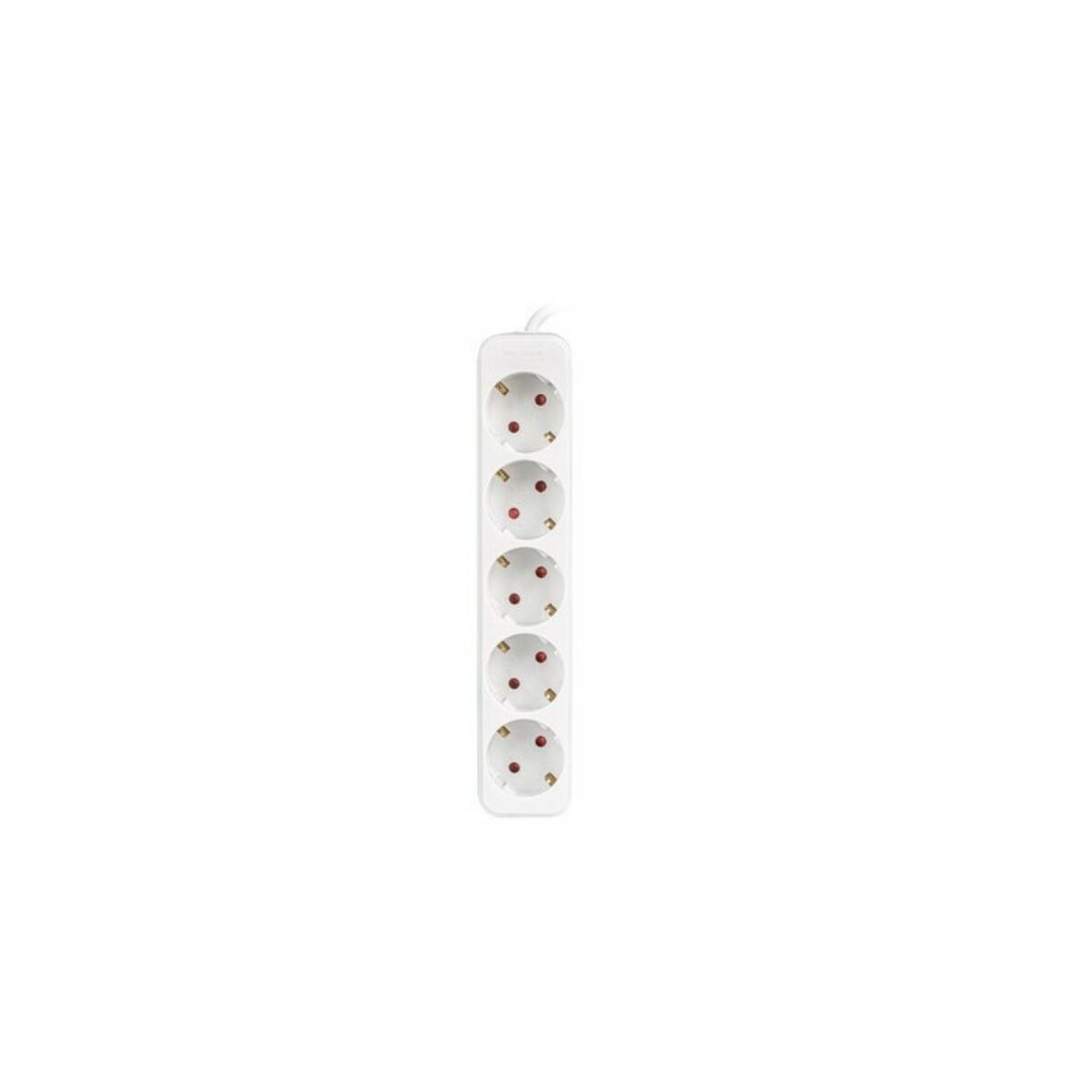 Förgreningslist 5 Tomas Schuko Lanberg 2500 W 3 m Vit