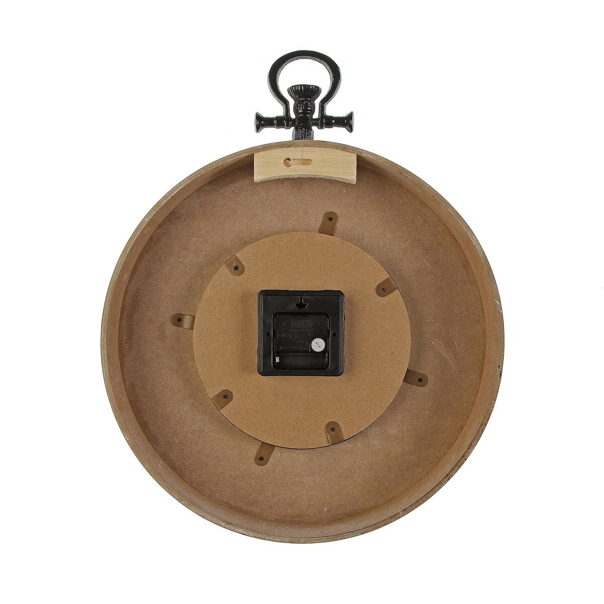 Väggklocka Versa Blad Metall Trä MDF 50 x 6,5 x 40 cm - 4