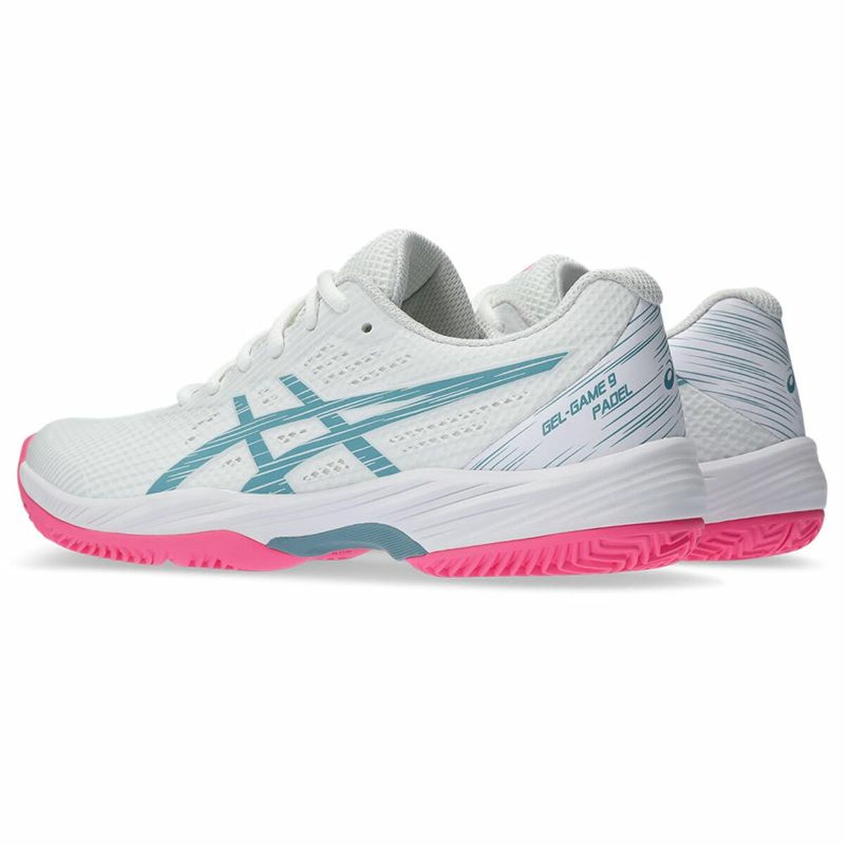 Padelskor, Vuxen Asics Gel-Game 9  Kvinna Vit - 4