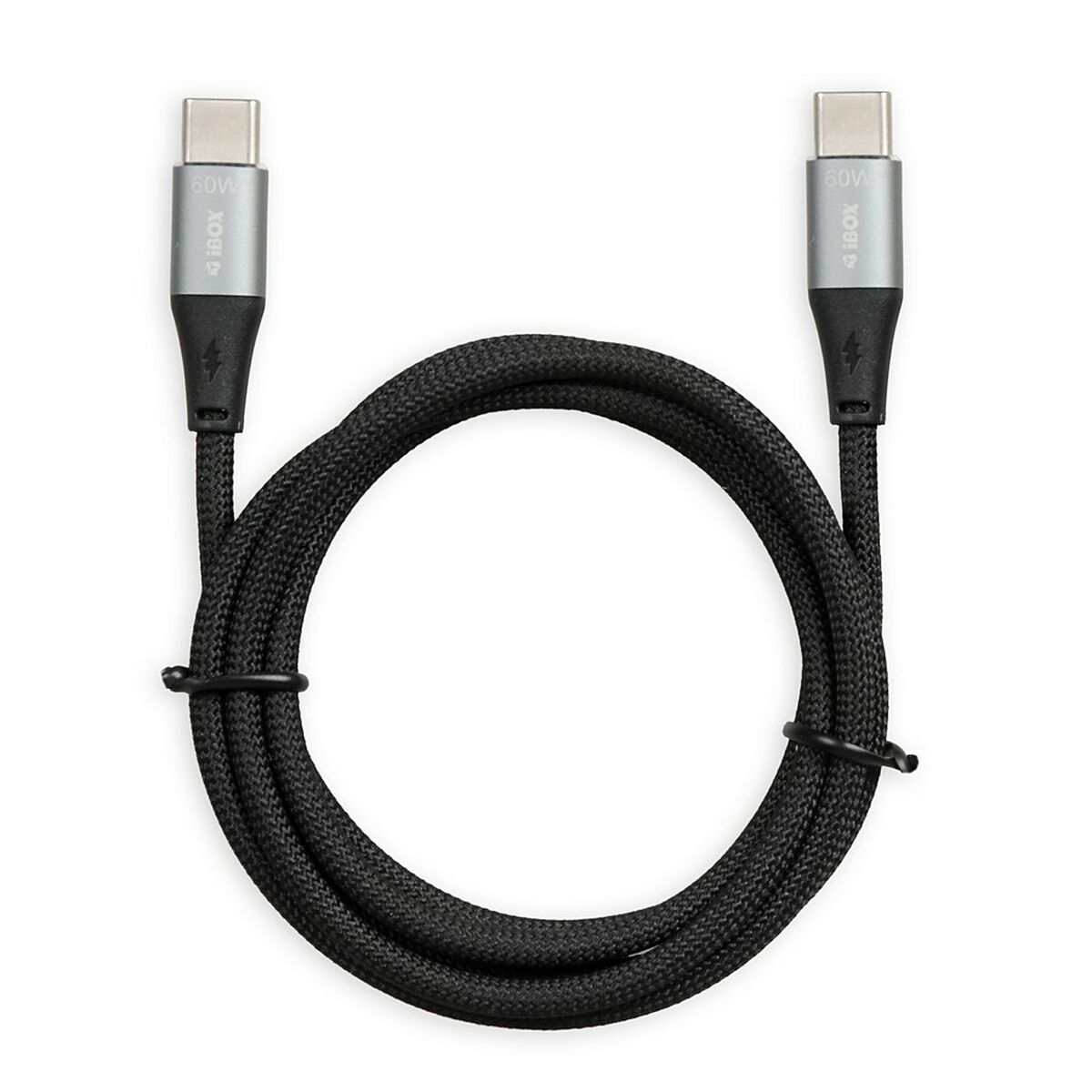 Kabel USB C Ibox IKUTC1B Svart 1 m - 6