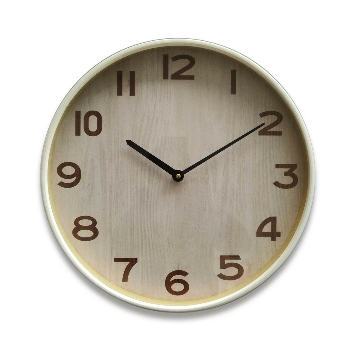 Väggklocka Versa Glas Trä MDF 4,5 x 40 x 40 cm