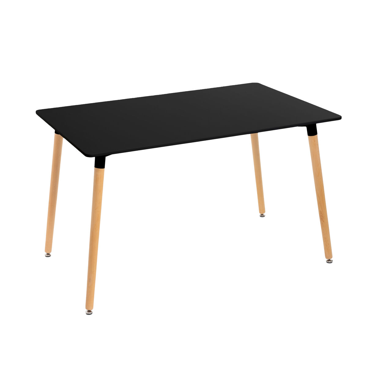 Bord Svart Naturell 120 x 80 x 75 cm