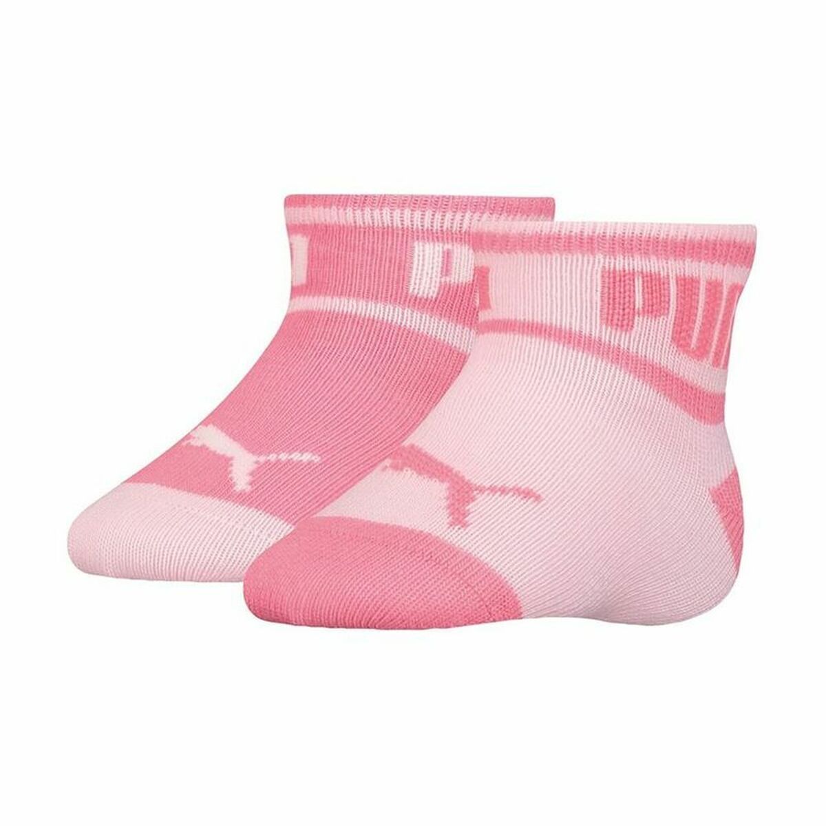 Sportstrumpor Puma Wording x2 Rosa - 3