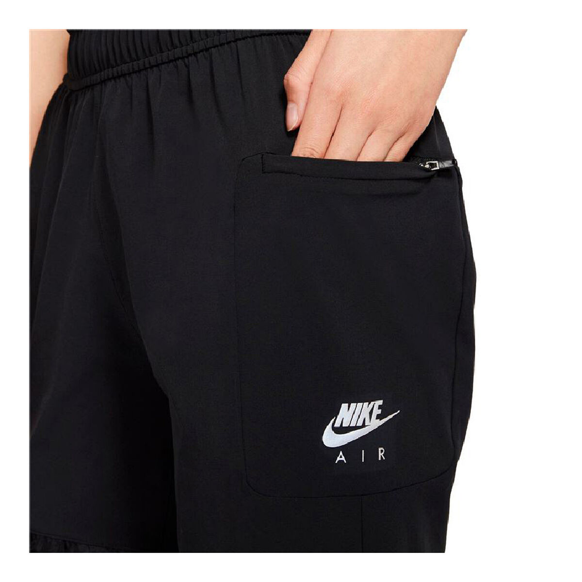 Långa träningsbyxor Nike Air Svart Kvinna Grå - 7