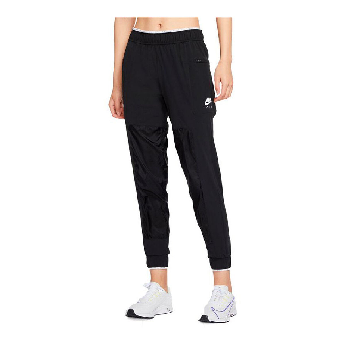 Långa träningsbyxor Nike Air Svart Kvinna Grå - 2