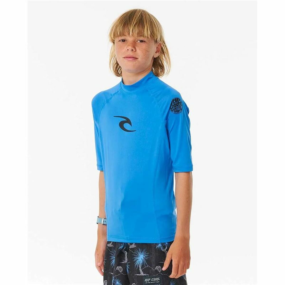 T-shirt med kortärm Herr Rip Curl Wave pf Himmelsblå - 3