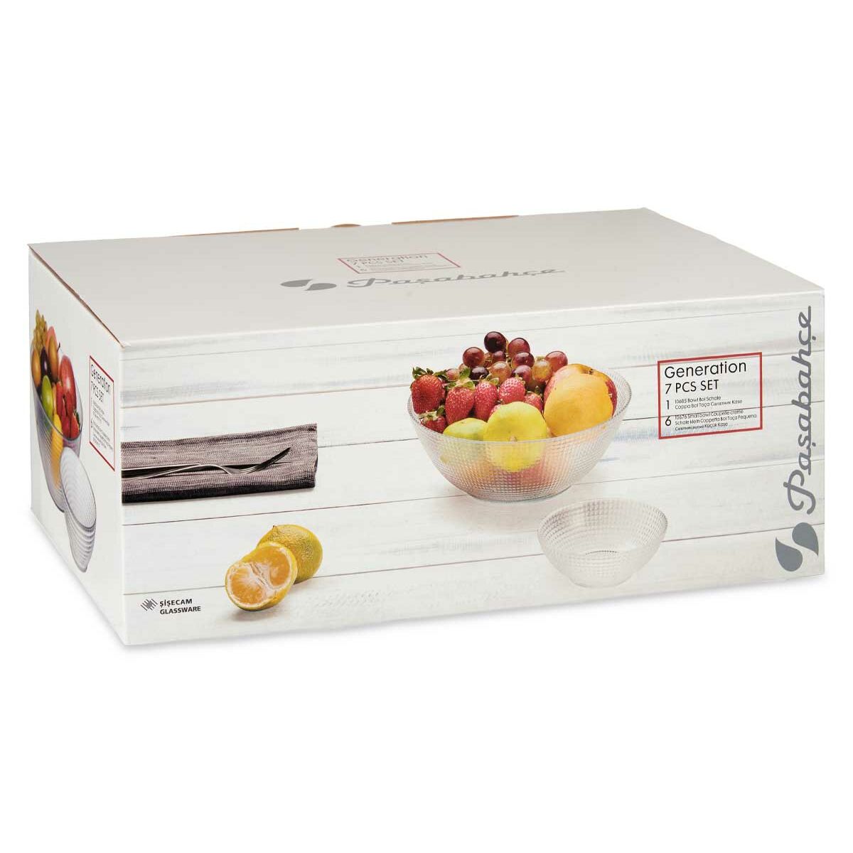 Skålset Pasabahce Generation Transparent Glas (4 antal) - 6