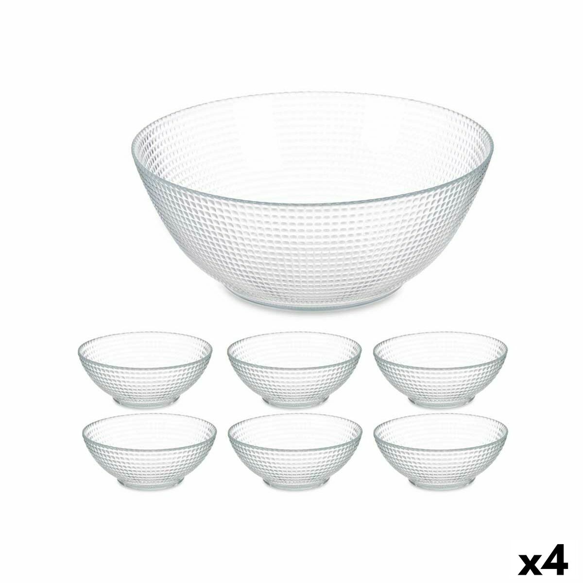 Skålset Pasabahce Generation Transparent Glas (4 antal) - 3