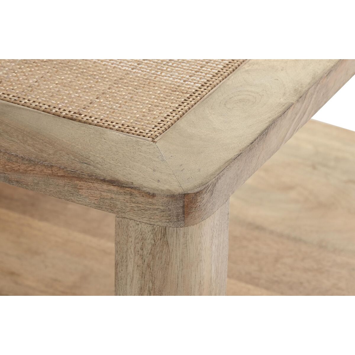 Soffbord DKD Home Decor Ljusbrun Mangoträ 76 x 76 x 45 cm - 2