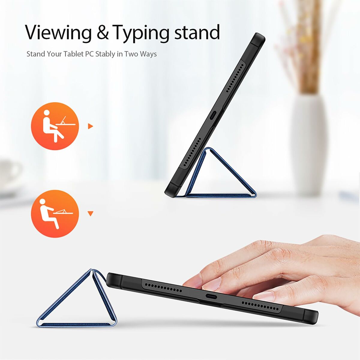 Fodral till Läsplatta Dux Ducis XIAOMI REDMI PAD SE 11 Blå - 3