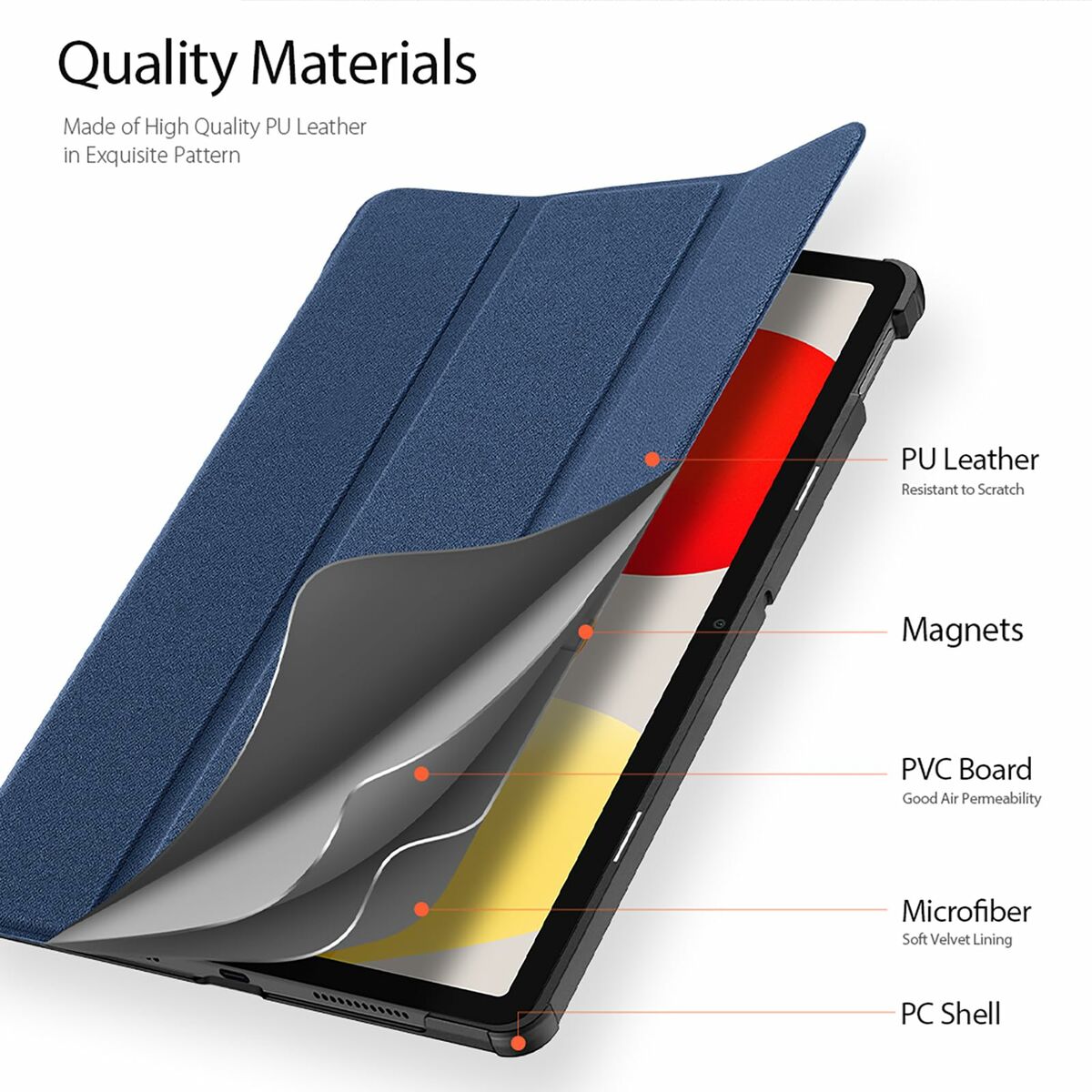 Fodral till Läsplatta Dux Ducis XIAOMI REDMI PAD SE 11 Blå - 6