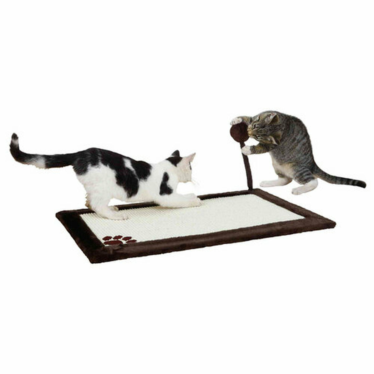 Klösbräda för katter Trixie Brun Naturell Polyester Sisal EVA 70 × 45 cm - 6