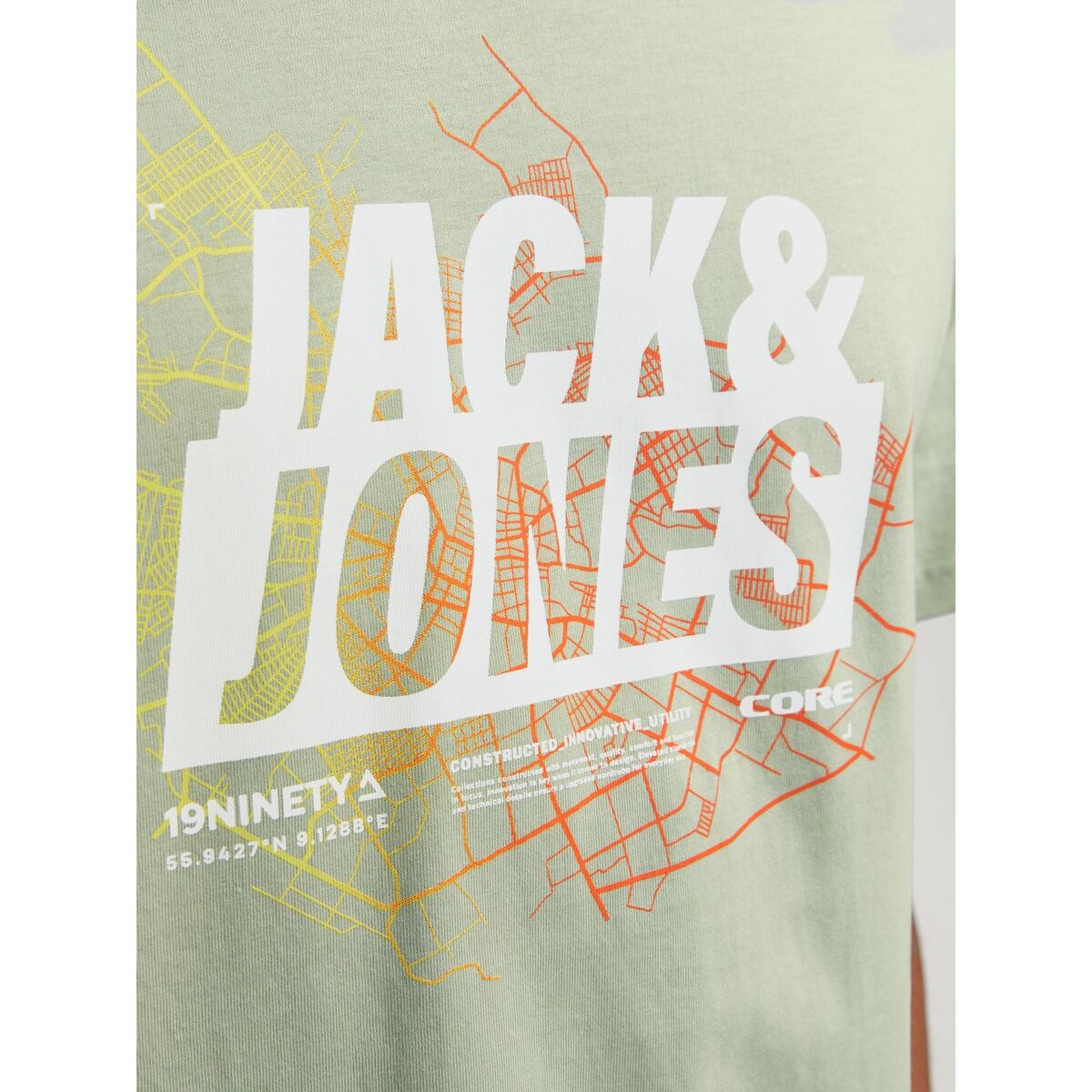 Sporttröja med ärmar Jack & Jones JCOMAP SUMMER 12257908 Grön - 2