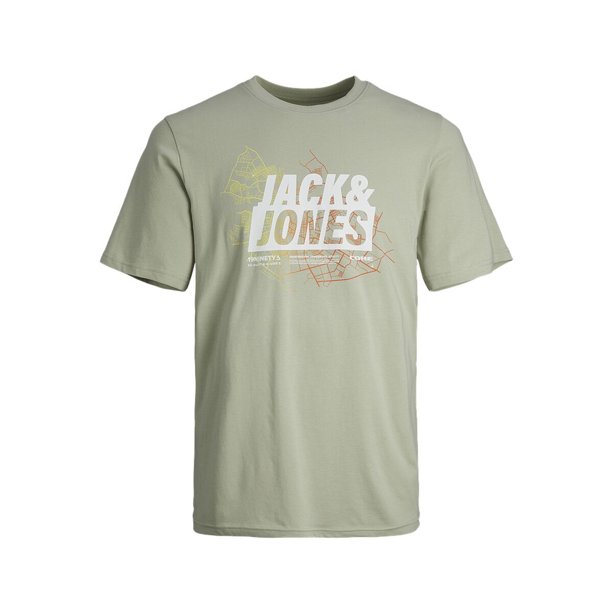 Sporttröja med ärmar Jack & Jones JCOMAP SUMMER 12257908 Grön