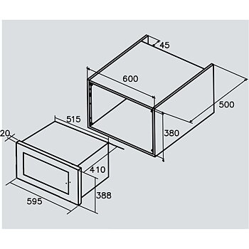 Mikrovågsugnen Cata MC25GTCWH 1000W 25 L 1000W 900 W (25 L)