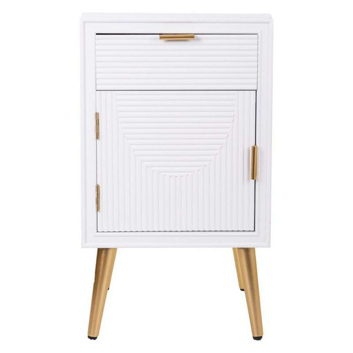 Nattduksbord Alexandra House Living Gyllene 36 x 70 x 39 cm - 3