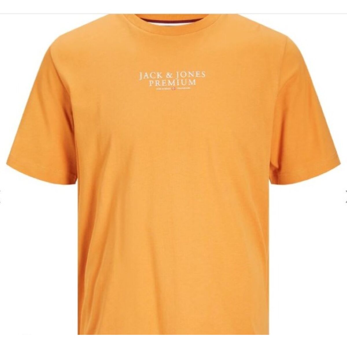 Sporttröja med ärmar Jack & Jones JPRBLUARCHIE SS TEE 12217167 Orange