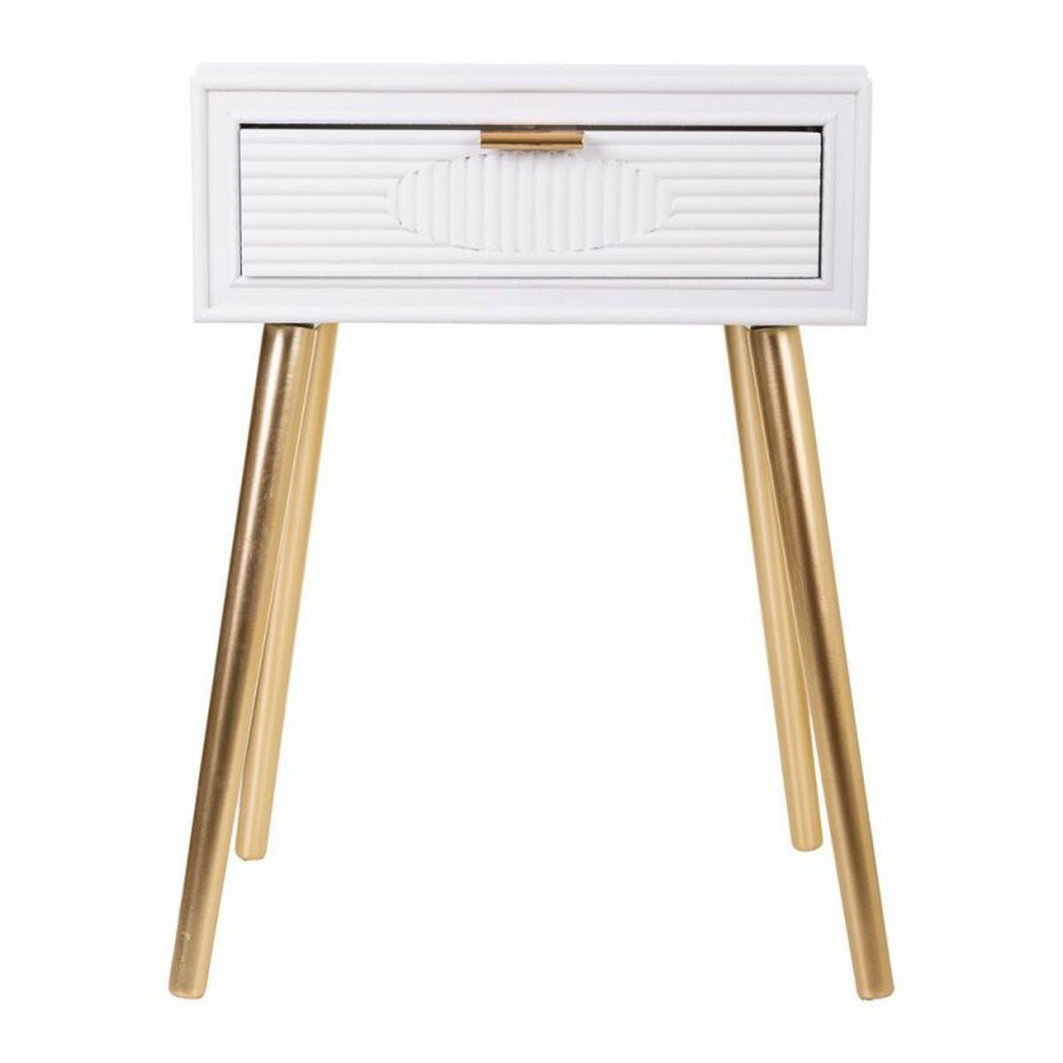 Nattduksbord Alexandra House Living Gyllene 39 x 67 x 47 cm - 3