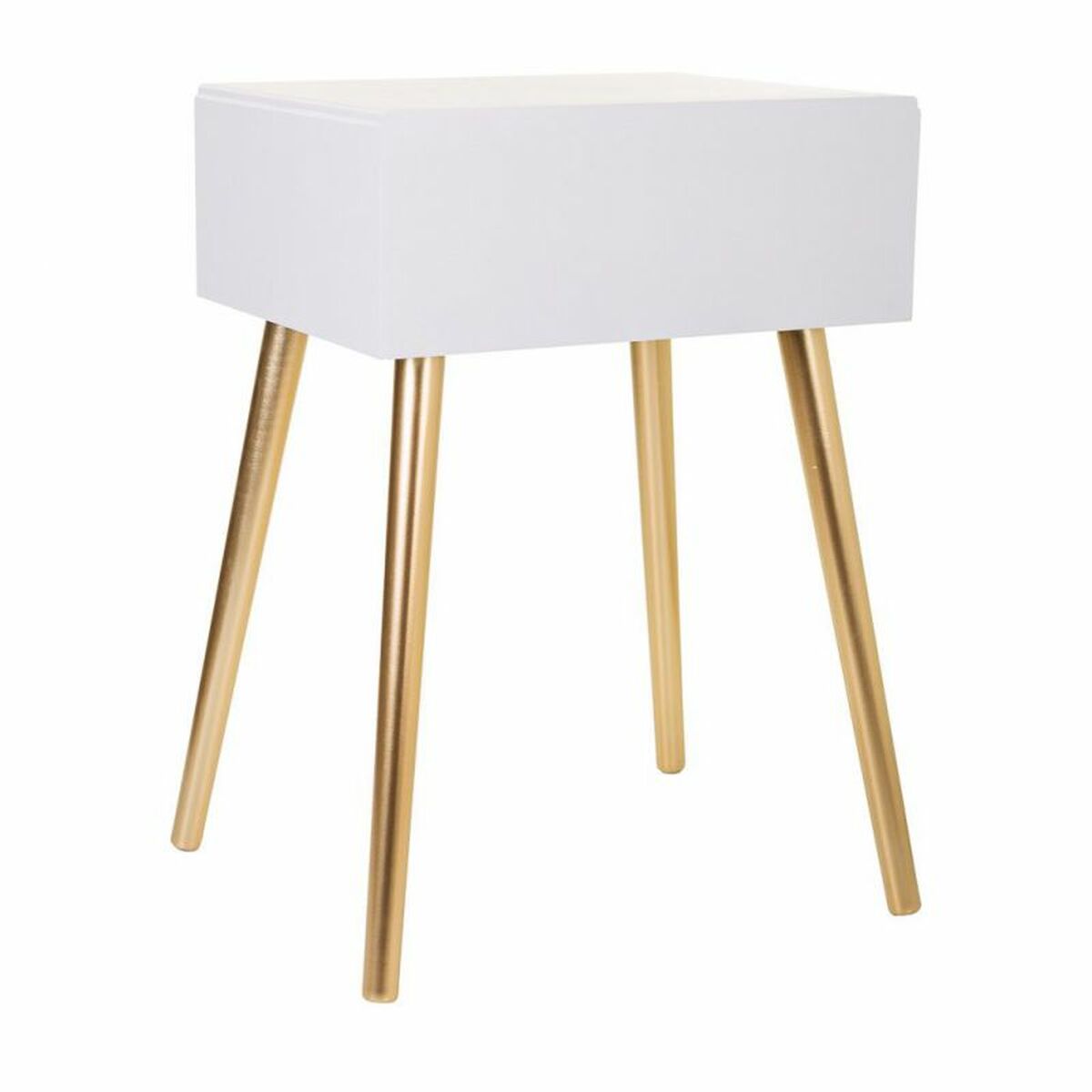 Nattduksbord Alexandra House Living Gyllene 39 x 67 x 47 cm - 5